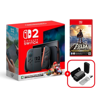 [닌텐도] 스위치2 마리오 카트 월드 세트 + 스타터킷 + 젤다의 전설 야생의 숨결 렌탈 60개월